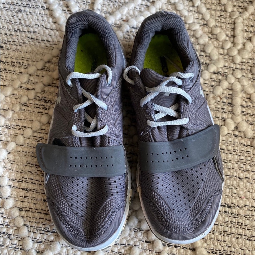 Under Armour Women's Gray White Micro G Renegade Running Shoes Size 7